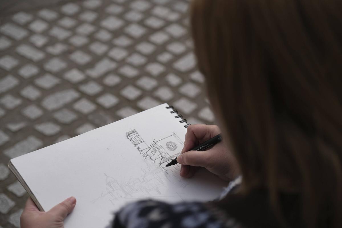 Les imatges de la 3a trobada de Urban Sketchers del Bages