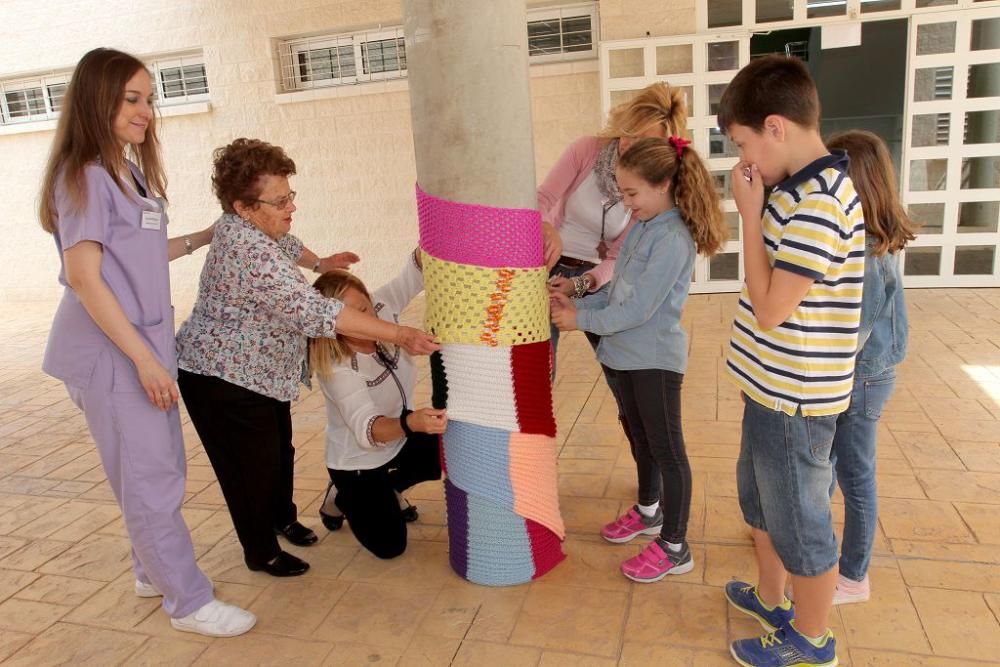 Ganchillo en el Colegio Atalayas de Cartagena