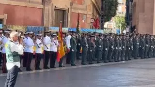 Condecoraciones y exaltación nacional en el día de la patrona de la Guardia Civil en Murcia