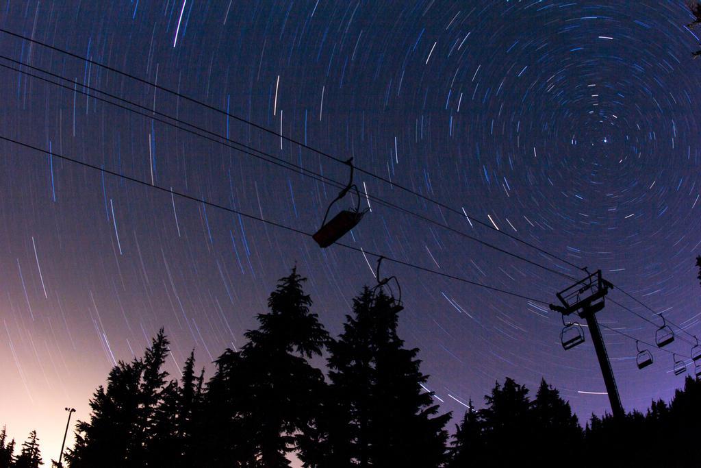 En Oregon se puede practicar esquí nocturno.