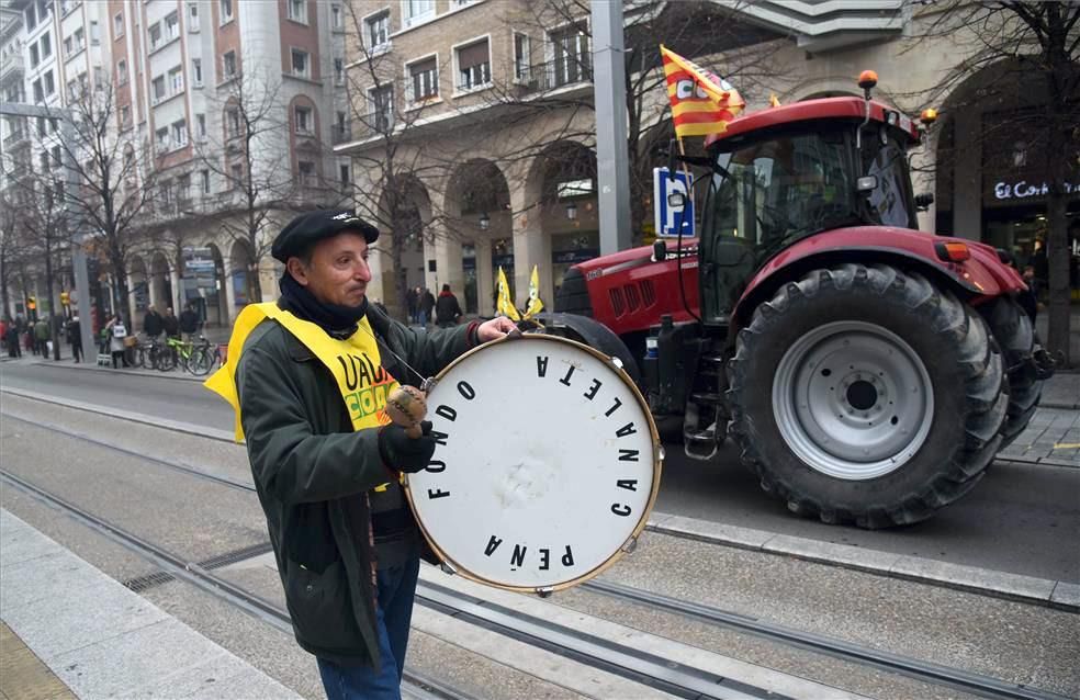 La Tractorada toma Zaragoza