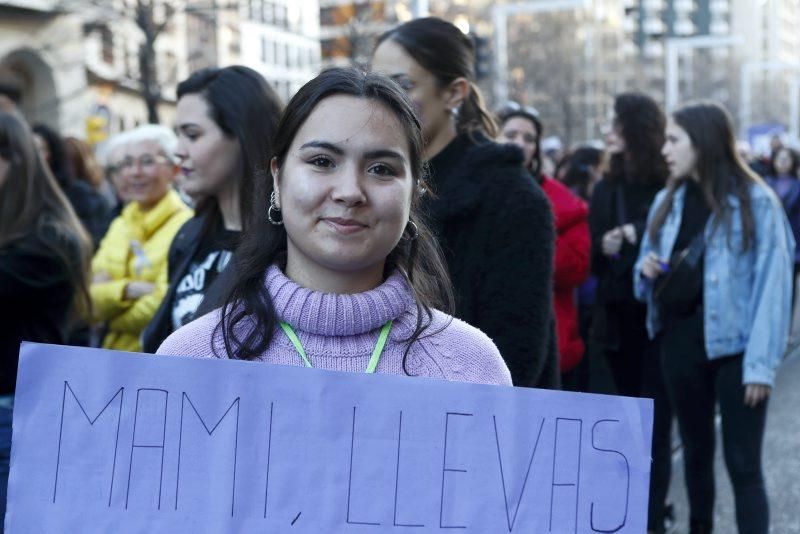 Fotogalería del 8-M en Zaragoza