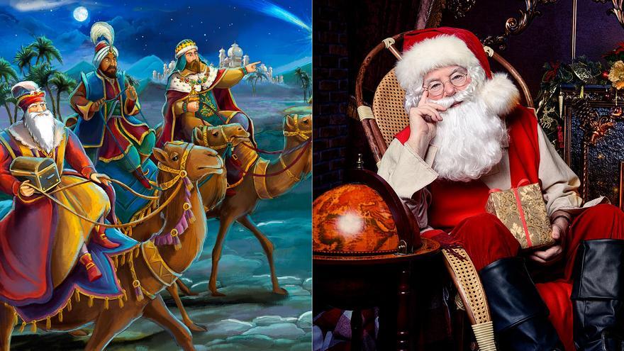 Canarias será escenario de la lucha entre los Reyes Magos y Santa Claus