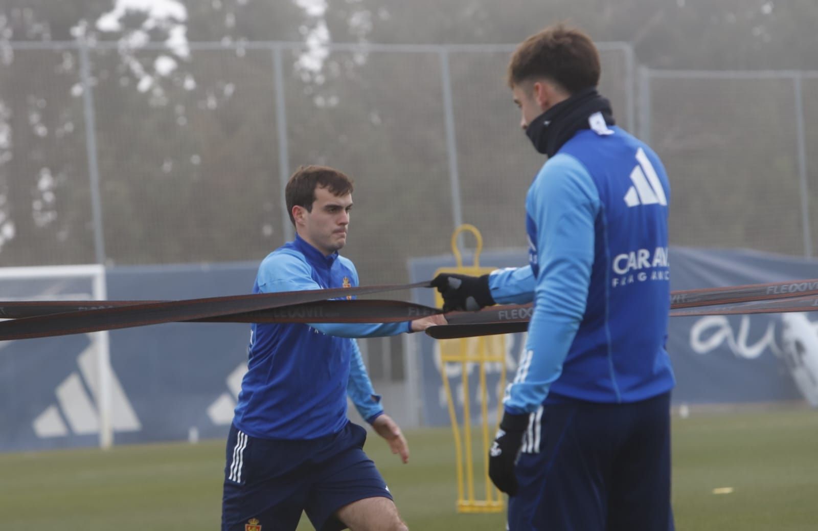 Así ha sido el primer entrenamiento del Real Zaragoza tras las vacaciones de Navidad