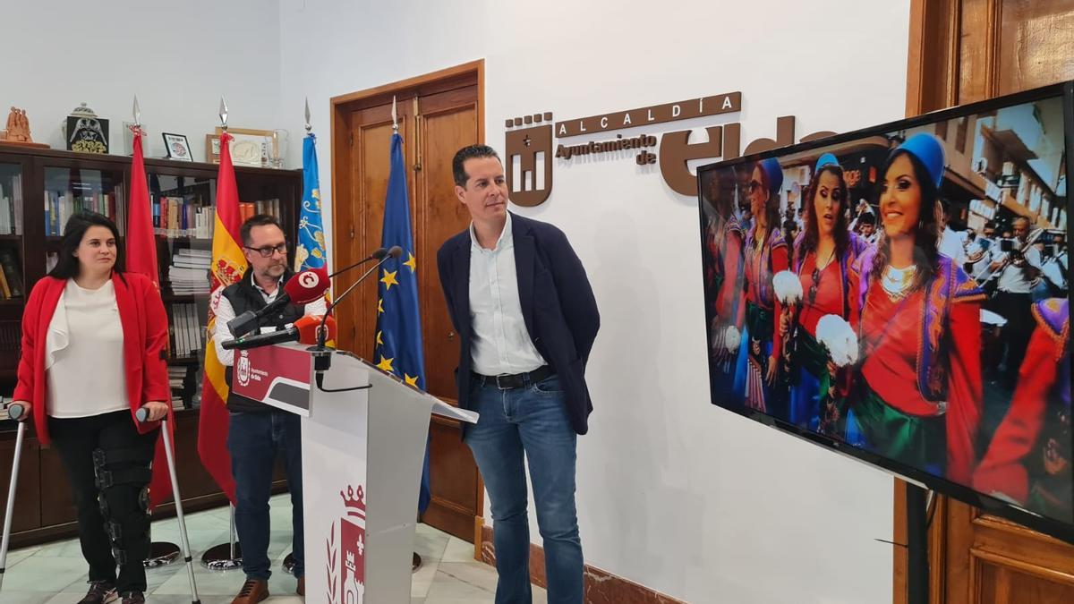 La presentación del video promocional de las fiestas de Moros y Cristianos de Elda.