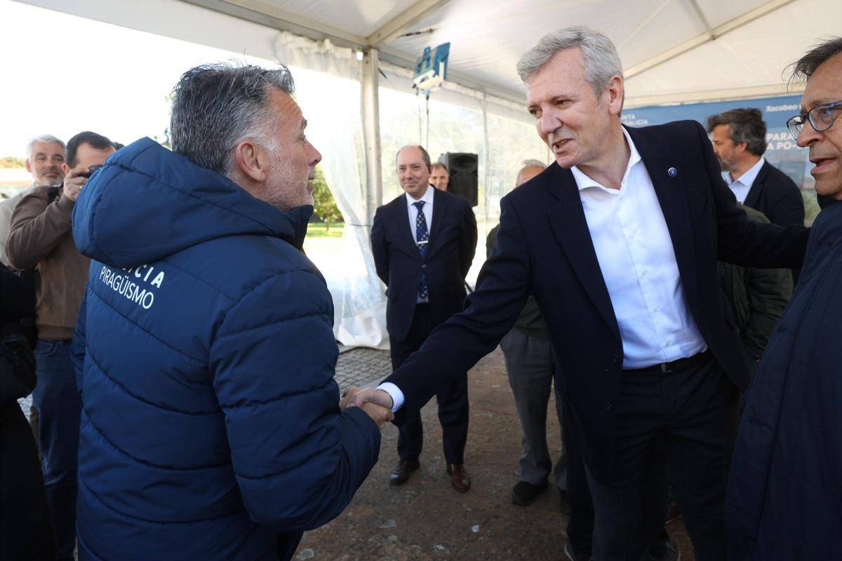 Alfonso Rueda en O Grove: una visita con mucha chicha política
