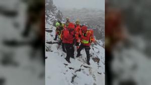 Rescate de tres personas en Certascan (Lleida).