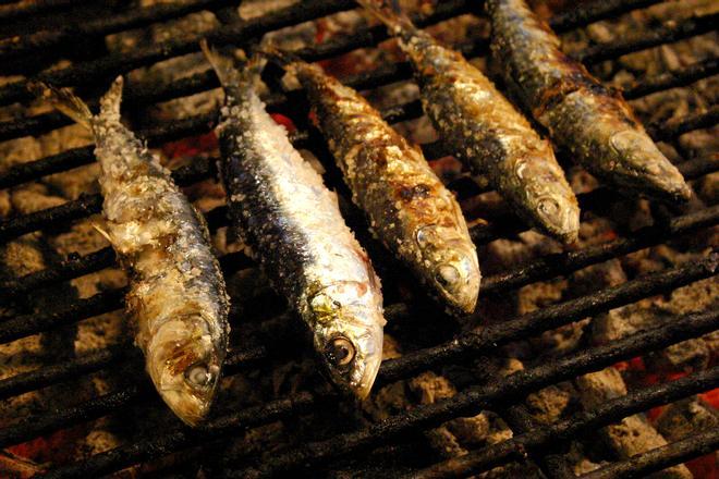 Sardinas a la brasa.