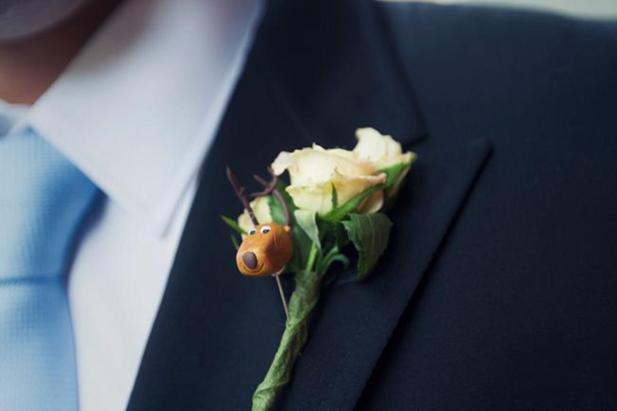 Complementos para el look del novio: boutonnièr