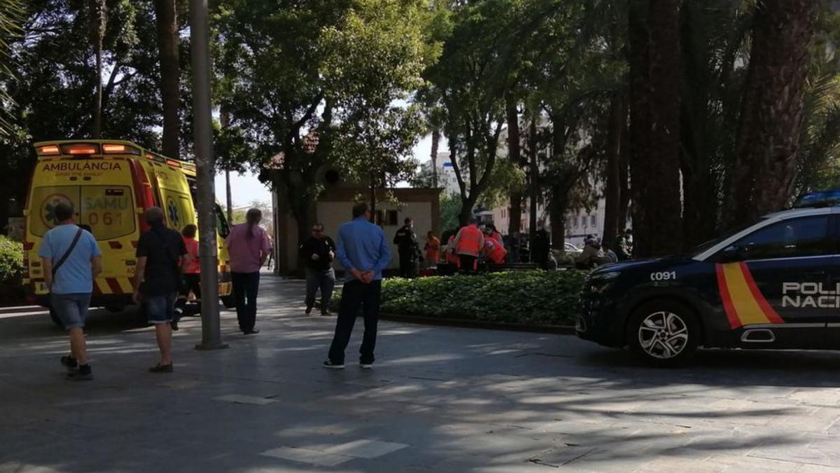 Asistencia en la Plaza de España | X.P.