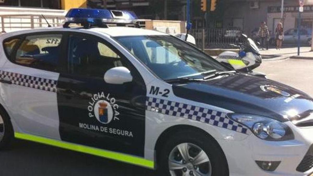 Vehículo de la Policía Local de Molina de Segura.