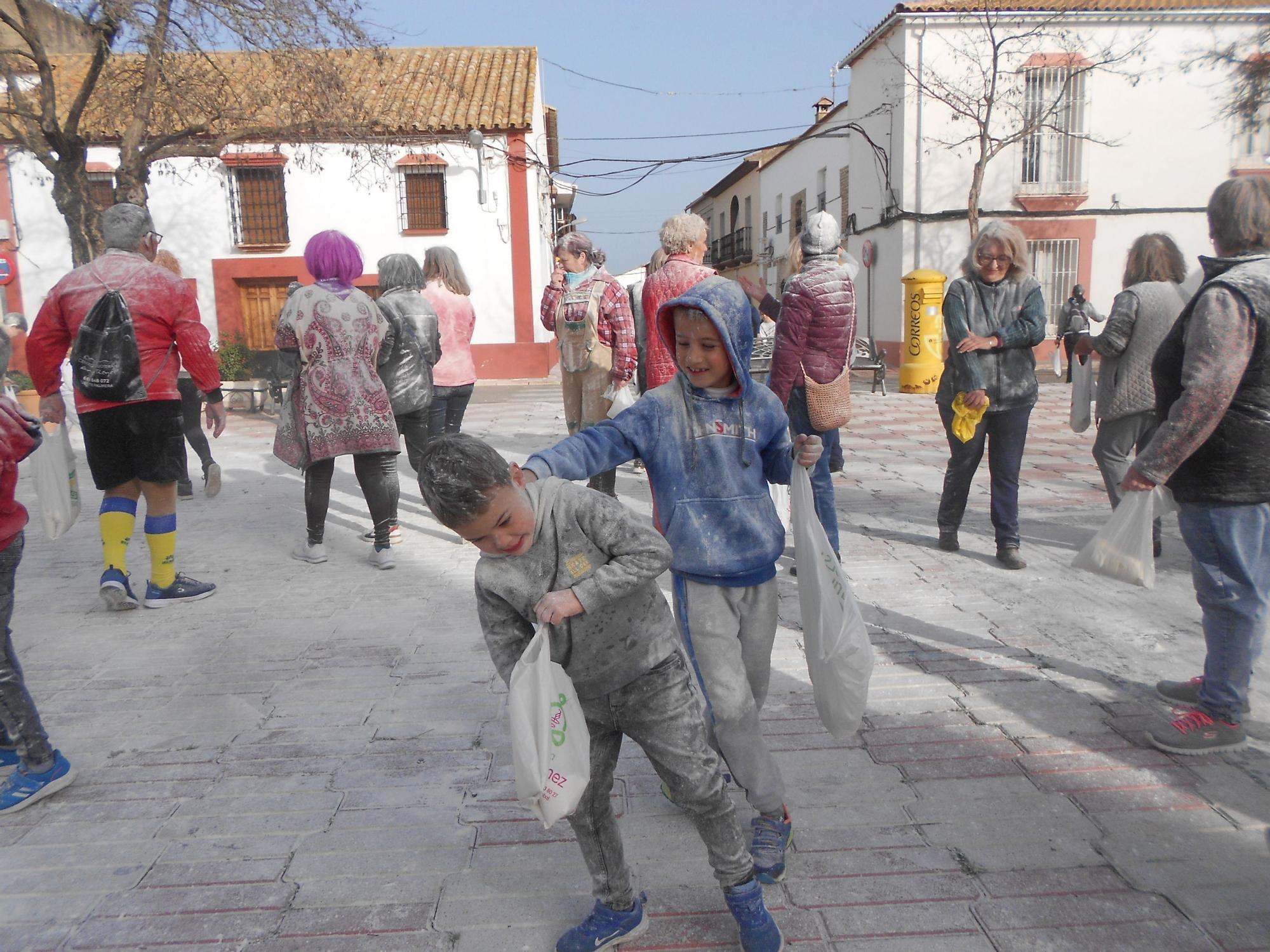 Miércoles de ceniza y batalla de harina en Ochavillo