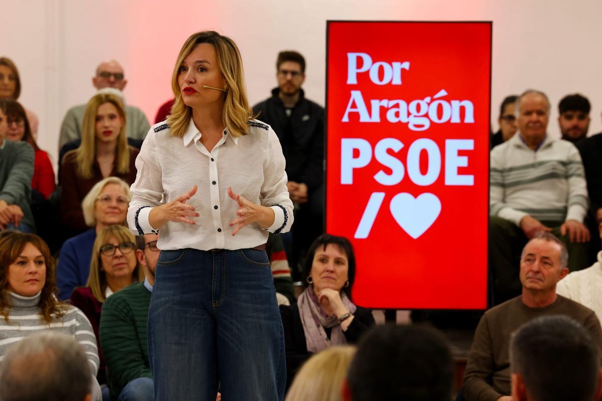 En imágenes | Pilar Alegría lanza su candidatura a las elecciones de Aragón desde La Zaida