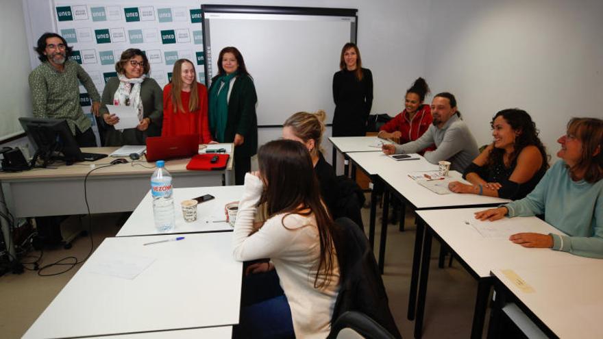 Un momento del curso impartido ayer en la sede de la UNED de Ibiza.