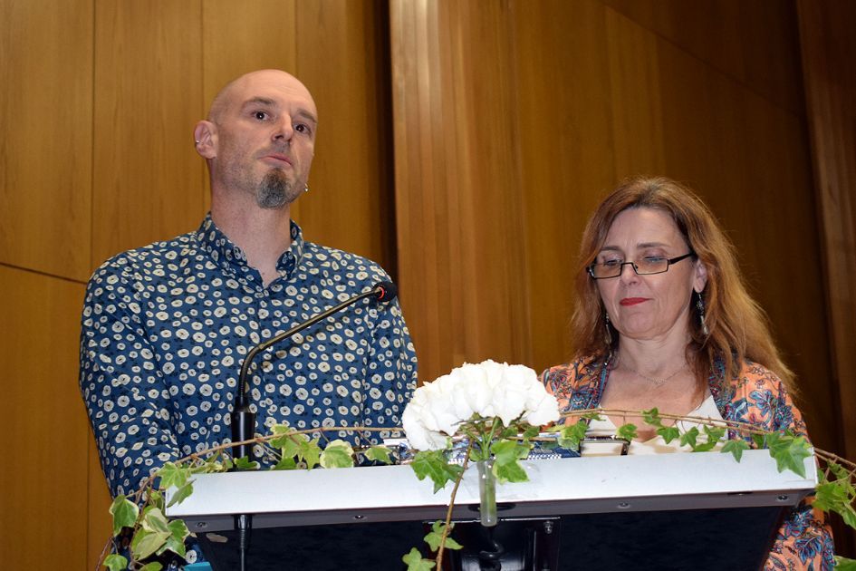 Un momento de la fiesta de graduación del IES de Valga.