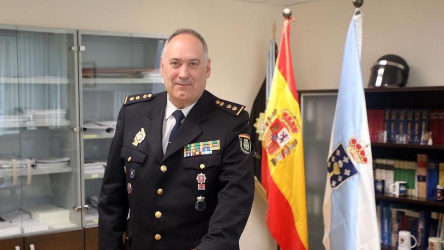 El comisario jefe de la Policía Autonómica, Jorge Manuel Pena Rubal.   | // XOÁN ÁLVAREZ