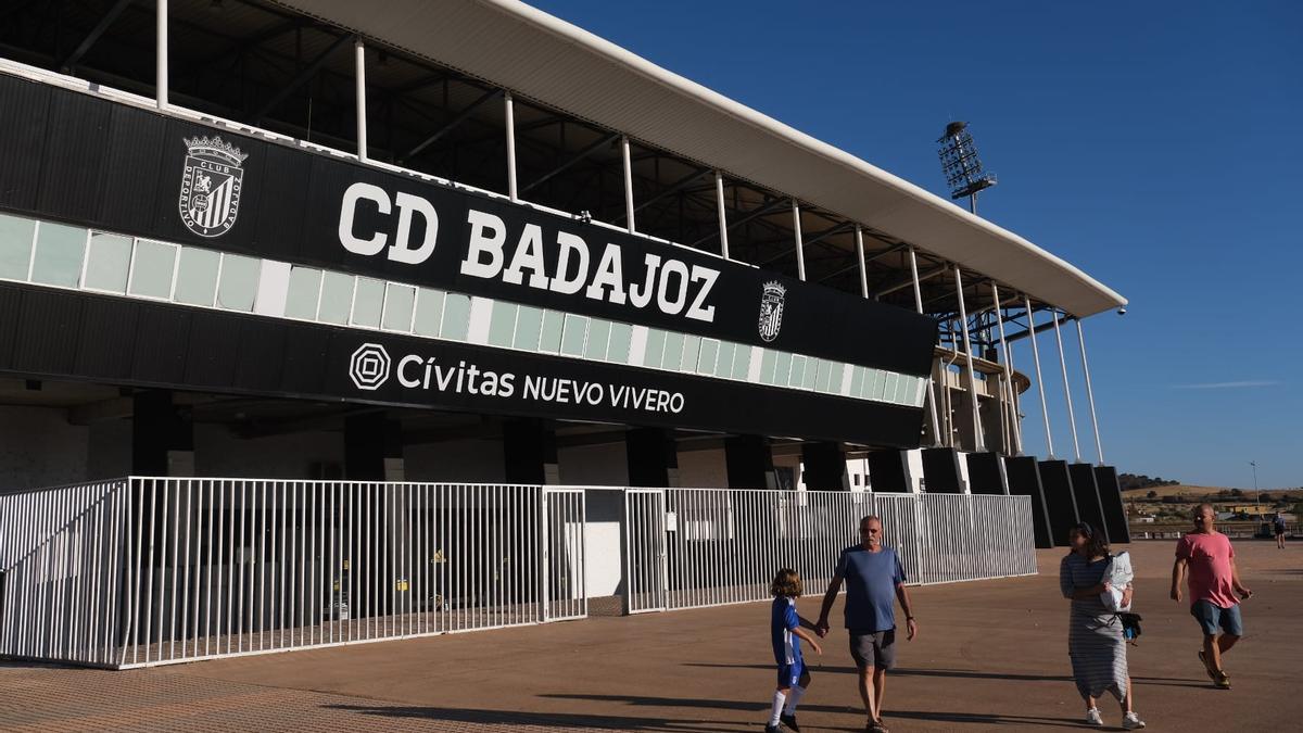 Imagen del Cívitas Nuevo Vivero, estadio del Badajoz.