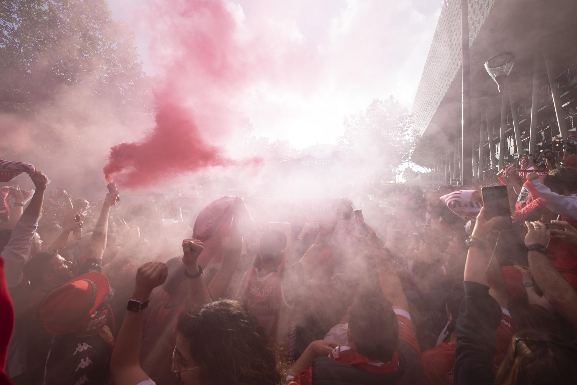 La festa prèvia al partit entre el Baxi i el Ludwigsburg