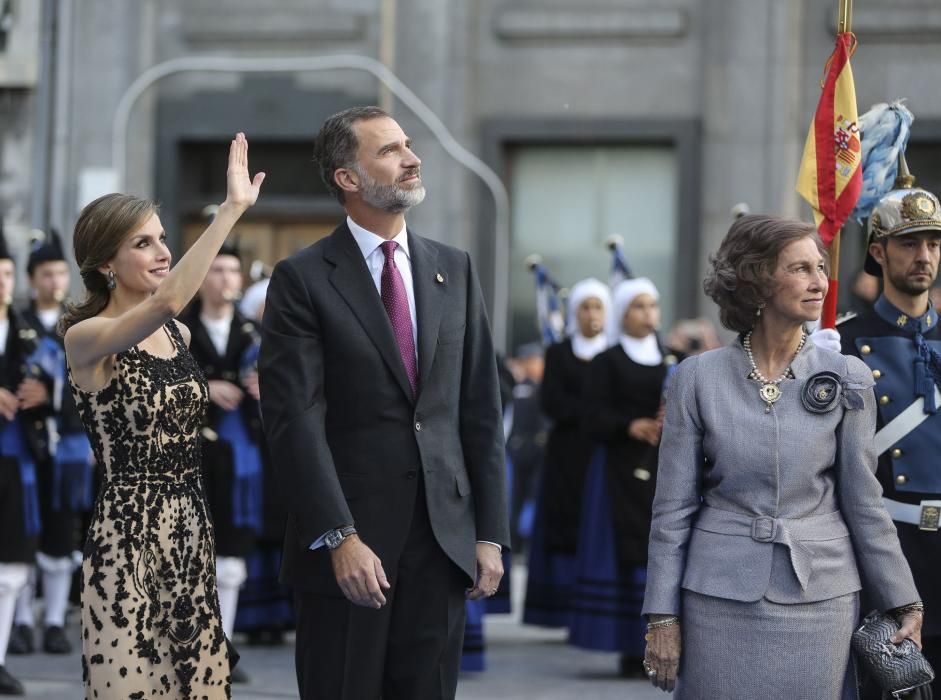 "La alfombra azul de los premios "Princesa de Asturias" 2016"