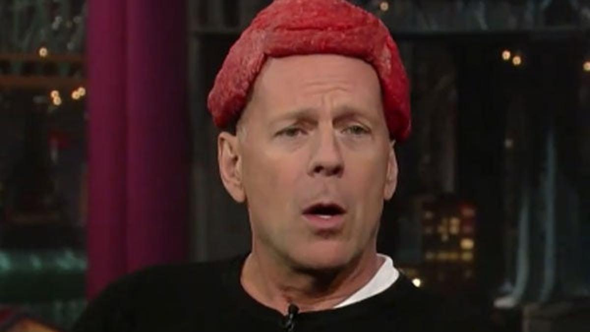 Bruce Willis parodia a Lady GaGa