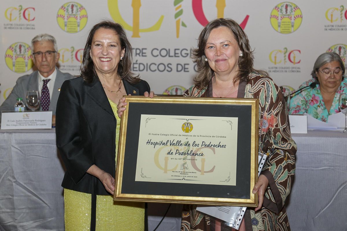 Varios momentos de la celebración del Día de la Profesión Médica, del Colegio de Médicos de Córdoba.