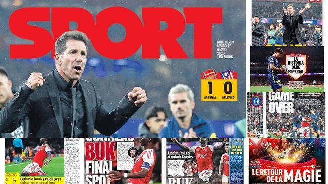 Estas son las portadas de la prensa deportiva de hoy