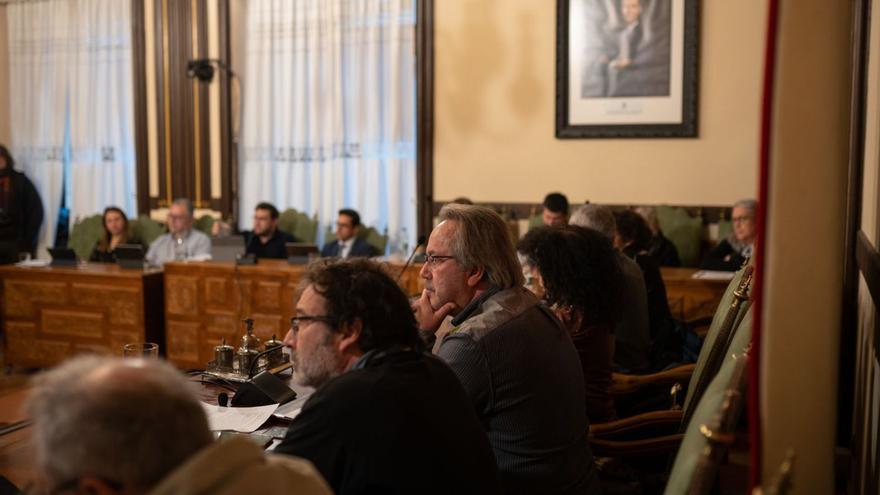 Pleno del Ayuntamiento de Zamora celebrado ayer.