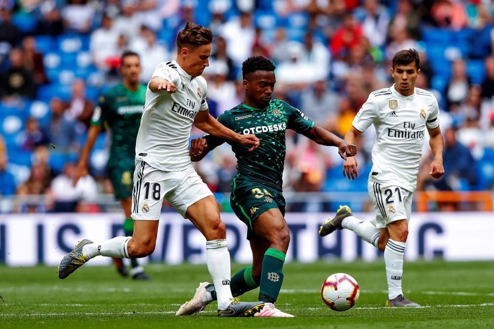 Madrid y Betis se miden en el Bernabéu.