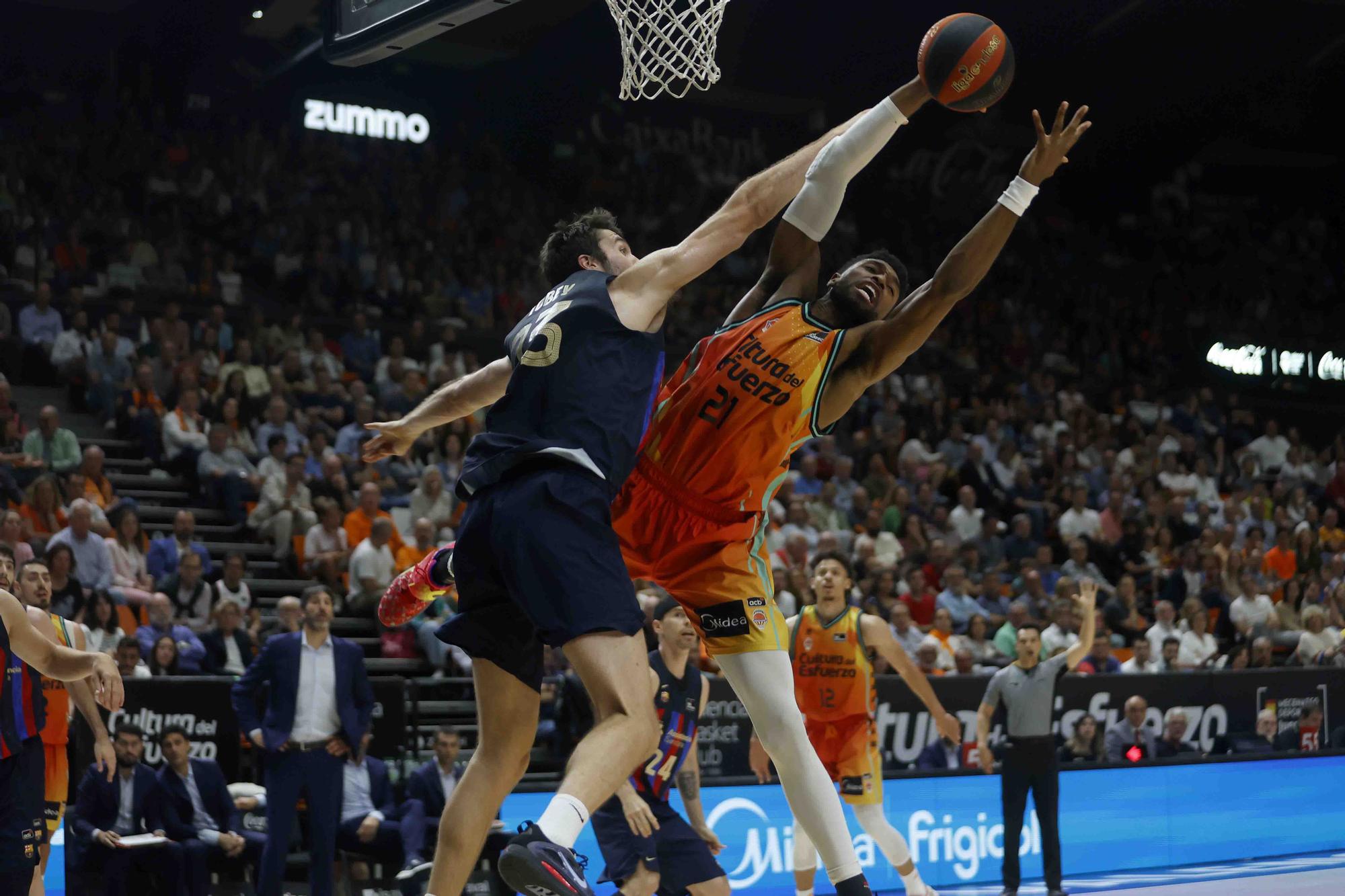 Partido Valencia Basket- F.C.Barcelona