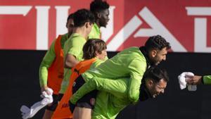 El Girona mesura la solidesa de la treva de Xabi amb els jugadors