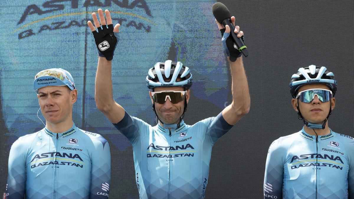 Nibali cuenta con dos Giros de Italia, un Tour de Francia y una Vuelta a España en su palmarés.