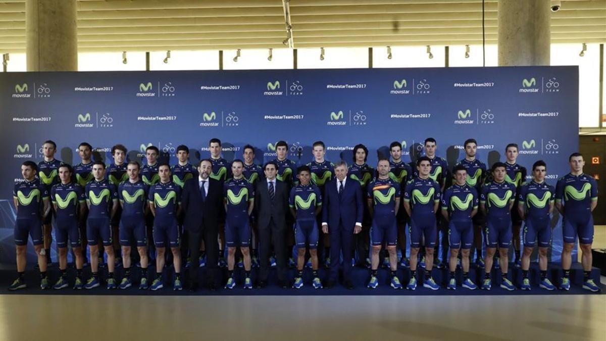 La formación del Movistar será ampliada para acoger un equipo de chicas en 2018