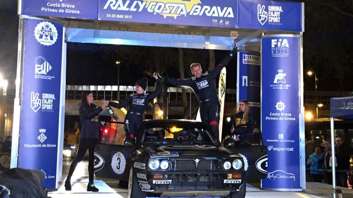 Podio final del Rally Moritz Costa Brava