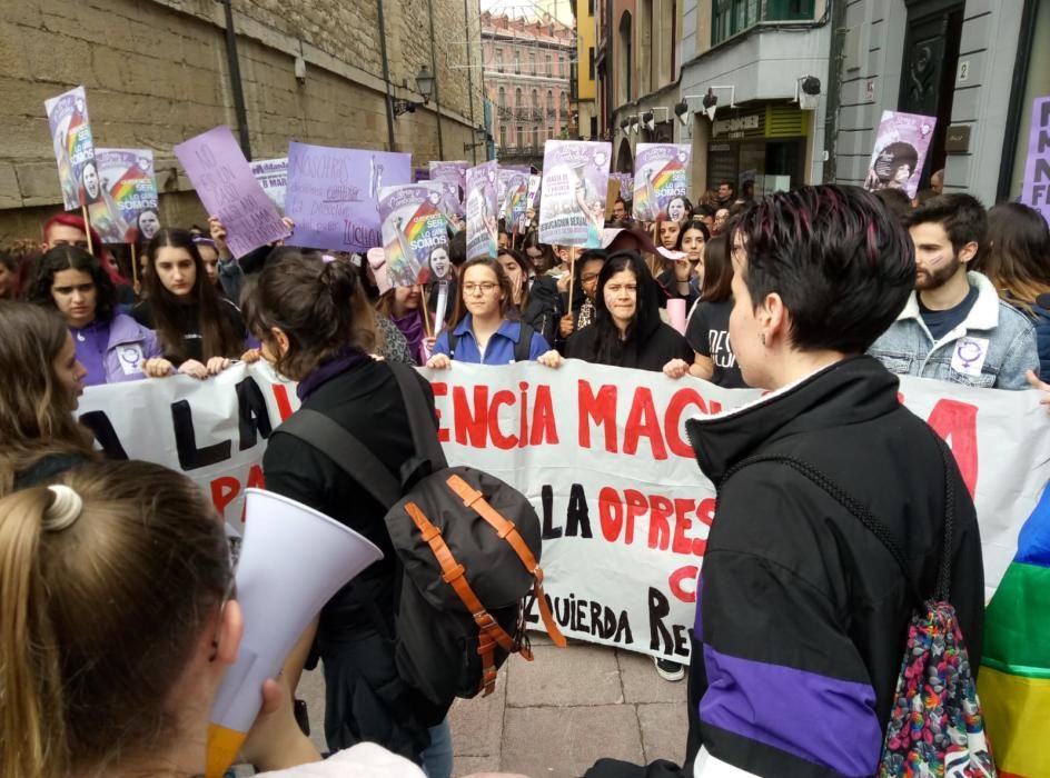 8-M en Asturias: El feminismo inunda las plazas