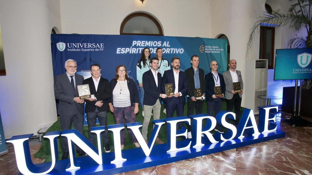 Los galardonados en los Premios Universae al Espíritu Deportivo