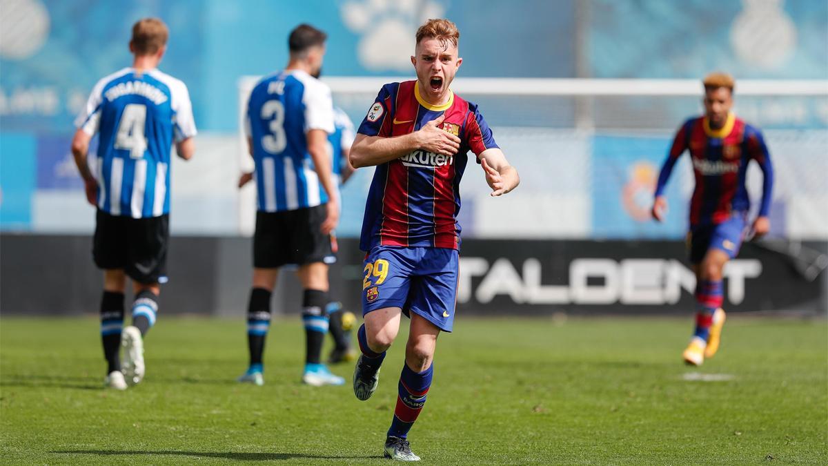 Peque fue el autor del tanto azulgrana