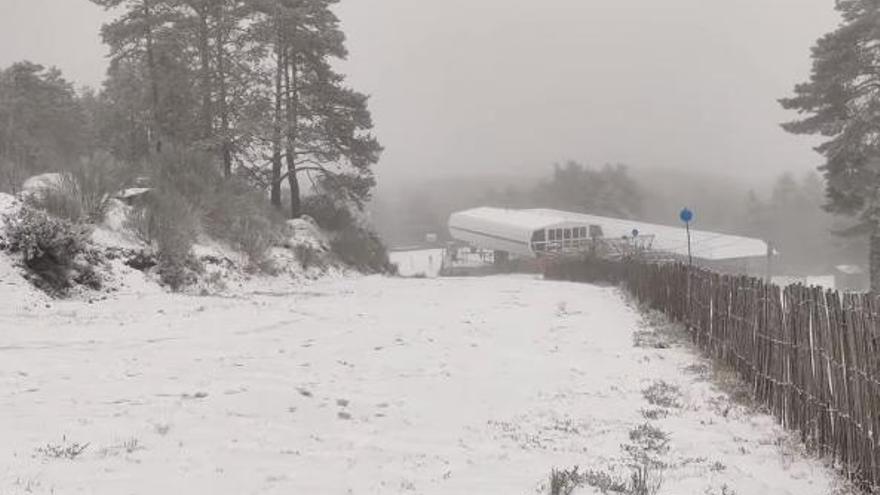 Y la nieve tiñó de blanco Galicia