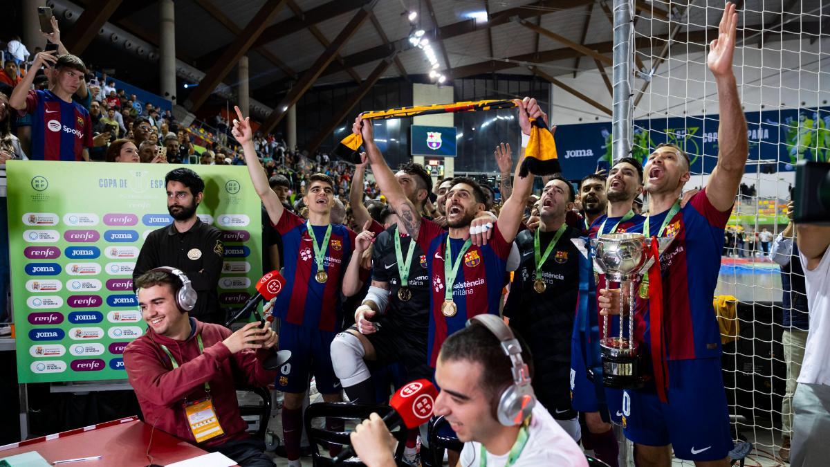 El Barça ganó la Copa de España a la heroica