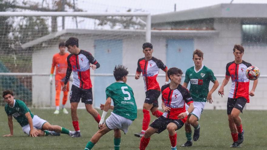 El Arosa juvenil mereció ante el Deportivo en Abegondo