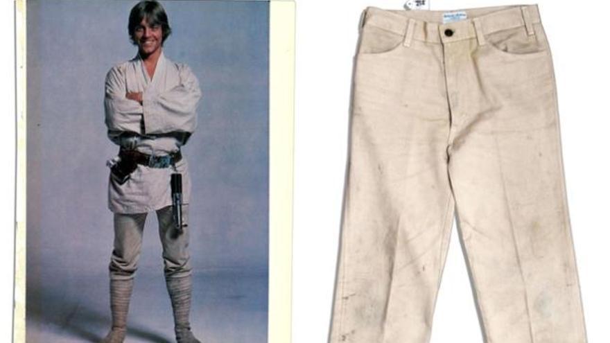 Los pantalones subastados de Mark Hamill.