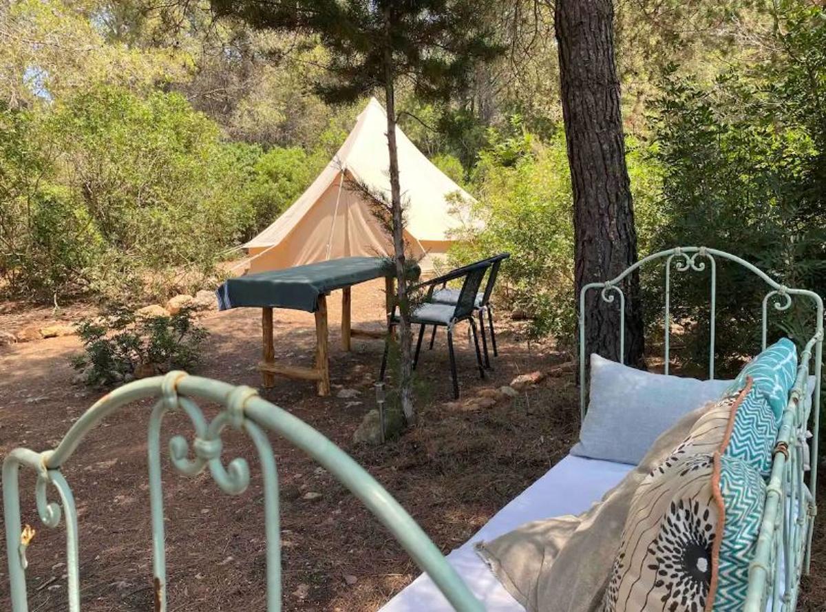 Se alquila yurta, cabaña o tienda de campaña en plena naturaleza en Ibiza
