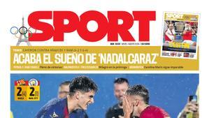 Esta es la portadas SPORT de hoy, jueves 1 de agosto 2024