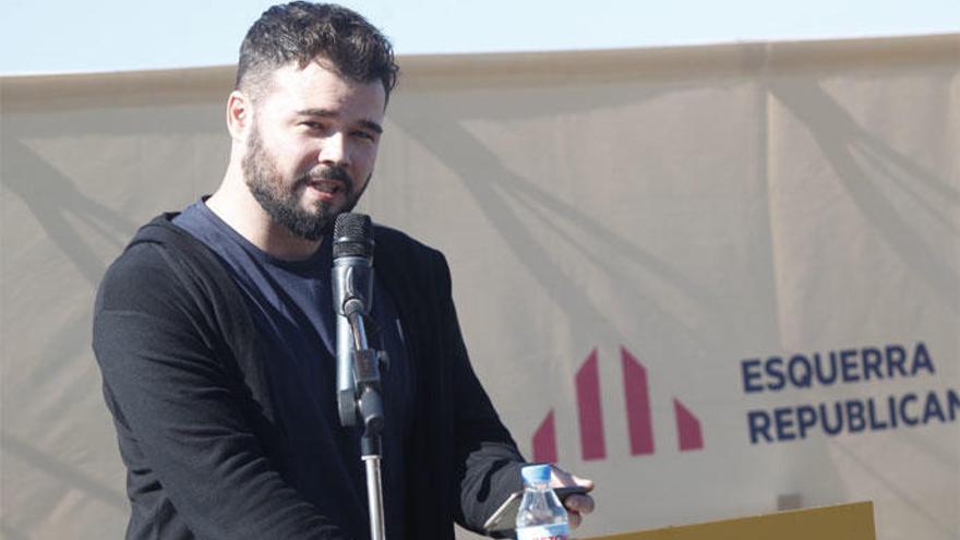 Rufián, portavoz de ERC