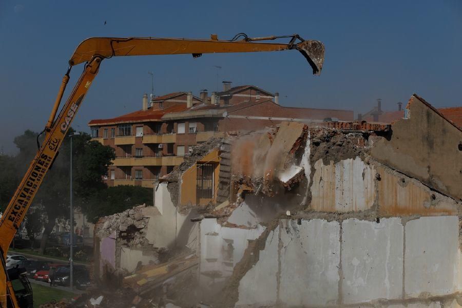 Derribo para liberar la muralla en Zamora