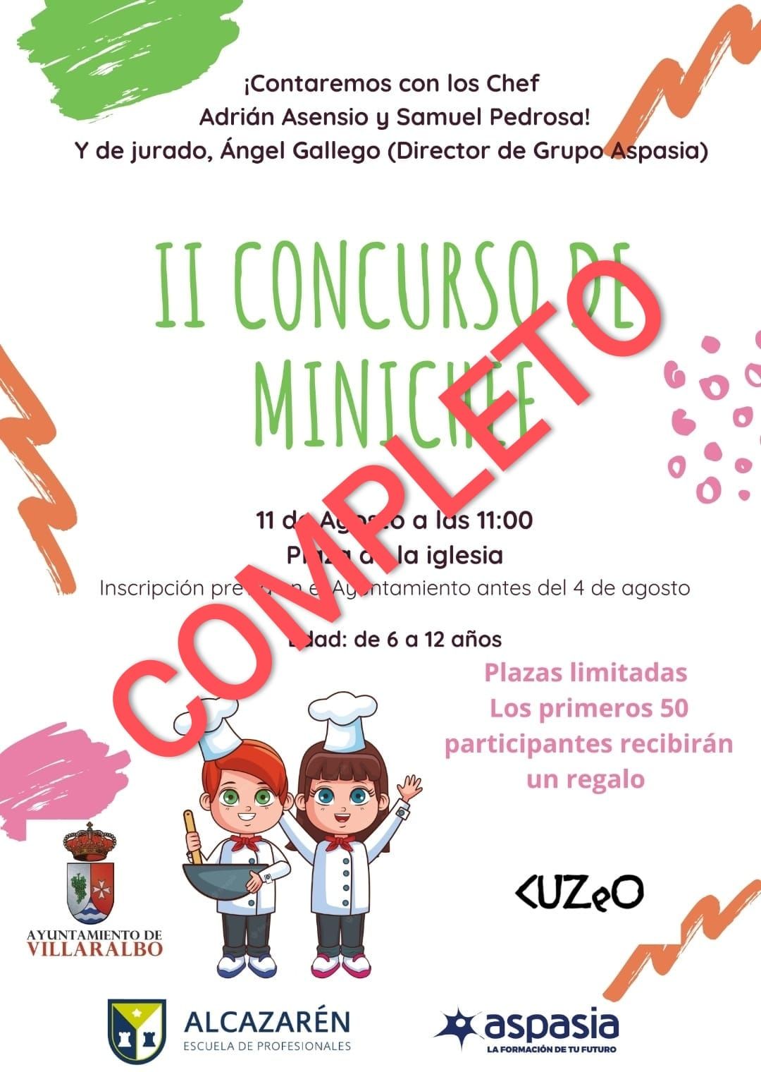 II Concurso de minichef en Villaralbo