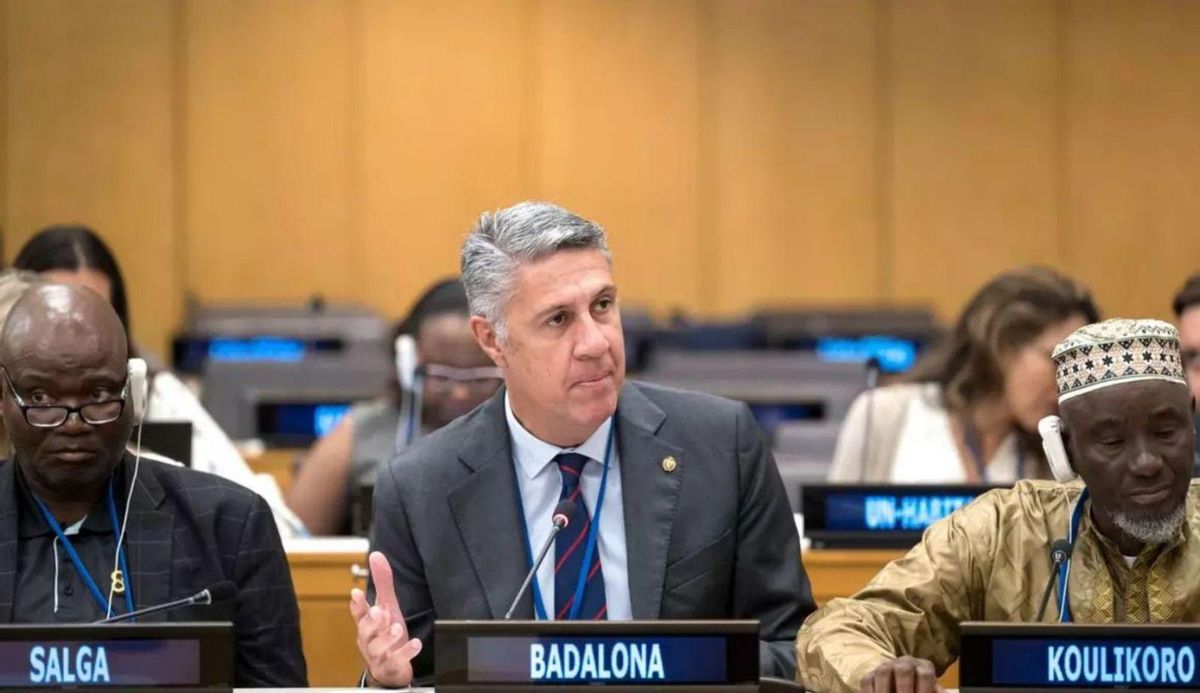 Albiol demana a l’ONU millorar el finançament dels ajuntaments Albiol demana a l’ONU millorar el finançament dels ajuntaments