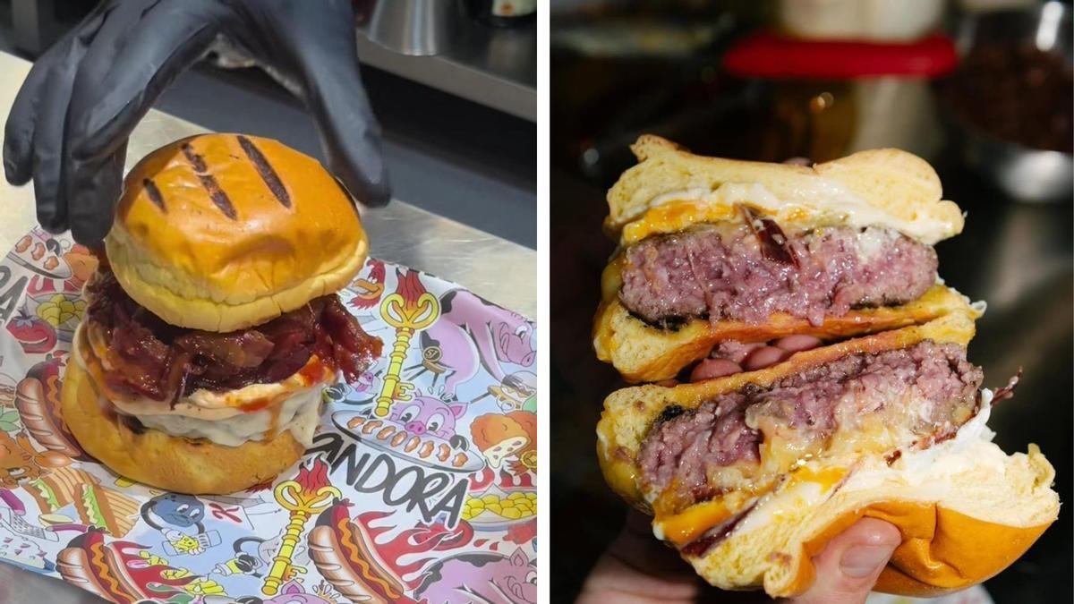 Las hamburguesas de "La Caja de Pandora"