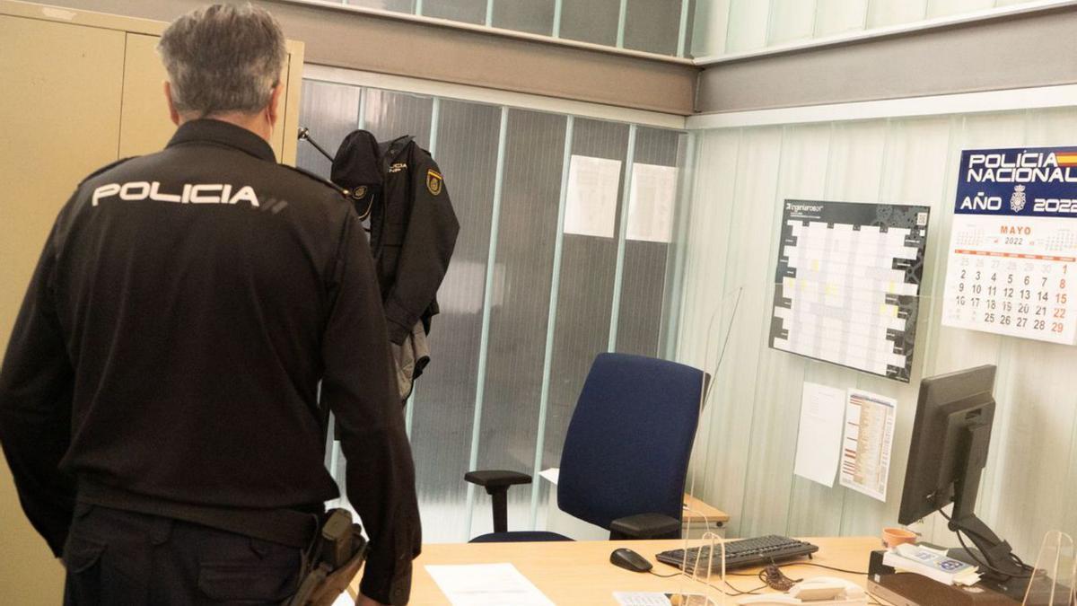 Oficina de denuncias de la Comisaría de Zamora.