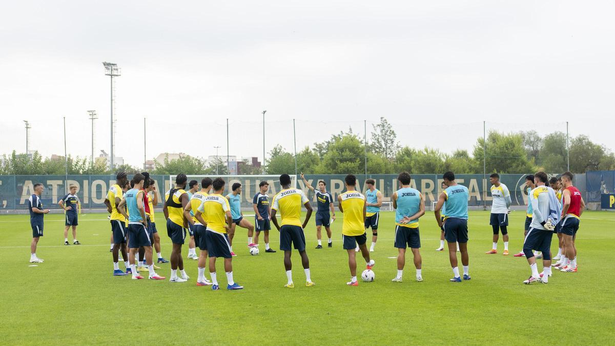 Imagen durante un entrenamiento esta semana.