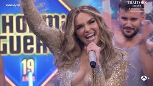 Melody, segundos después de su increíble entrada en El hormiguero